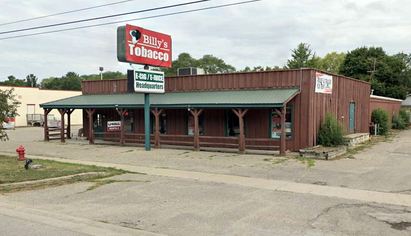 Billys Tobacco (Tumas Party Store) - 2022 Street View (newer photo)